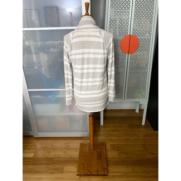 Lou & Grey Striped Cowl Neck Tunic Sweater - Picture 2 of 5